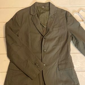 Army green sport coat